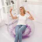 Transparent Shiny Inflatable Sofa