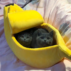 Banana Shape Pet Dog Cat Bed House Mat Durable Kennel Doggy Puppy Cushion Basket Warm Portable Dog Cat Supplies