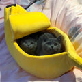 Banana Shape Pet Dog Cat Bed House Mat Durable Kennel Doggy Puppy Cushion Basket Warm Portable Dog Cat Supplies