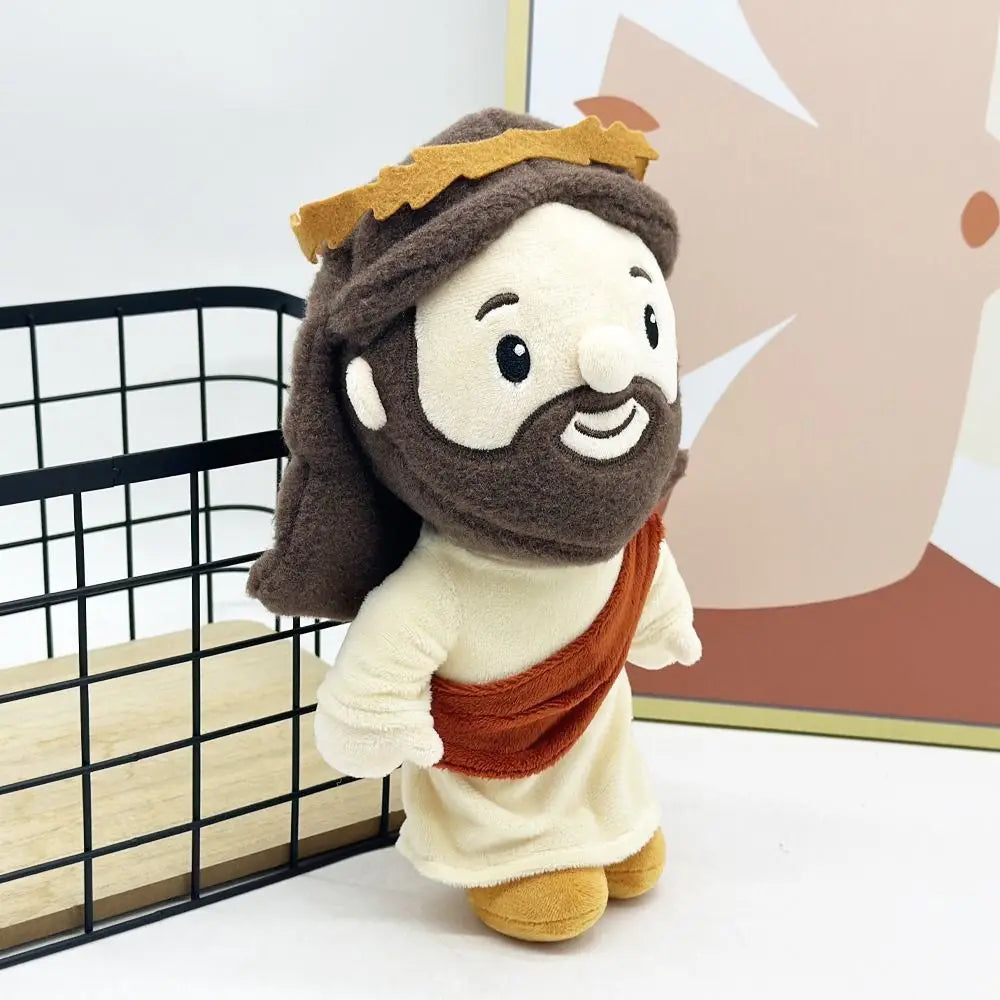 Sofa Cushion Home Decoration Jesus Cotton Doll Plush Pillow Sleep Hug Stuffed Jesus 28cm Cartoon Jesus Plush Toy Birthday Gift
