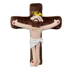 Stuffed Jesus Plush Doll Soft Stuffed Jesus Plush Toy Good Elasticity Throw Pillow Decoration For Couch Living Room Kids Room