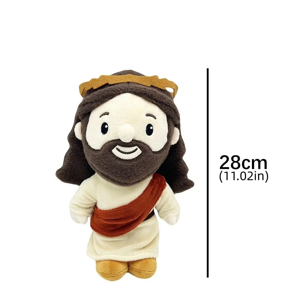 Sofa Cushion Home Decoration Jesus Cotton Doll Plush Pillow Sleep Hug Stuffed Jesus 28cm Cartoon Jesus Plush Toy Birthday Gift