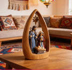 Collectibles Sculpture Nordic Modern Home Crafts Christmas Decoration Holy Family Statue Ornament Jesus Birth Resin Sculpture
