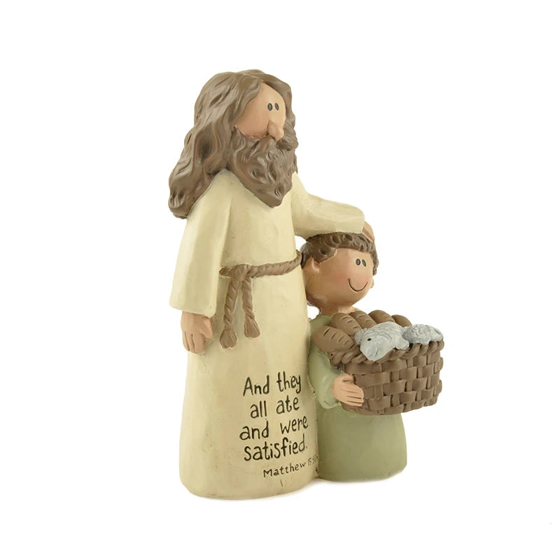 Home Decor Shepherd Blessing Housewarming Resin Church Souvenirs Christian Gift Souvenir Jesus Church Supplies Jesus Crafts Gift