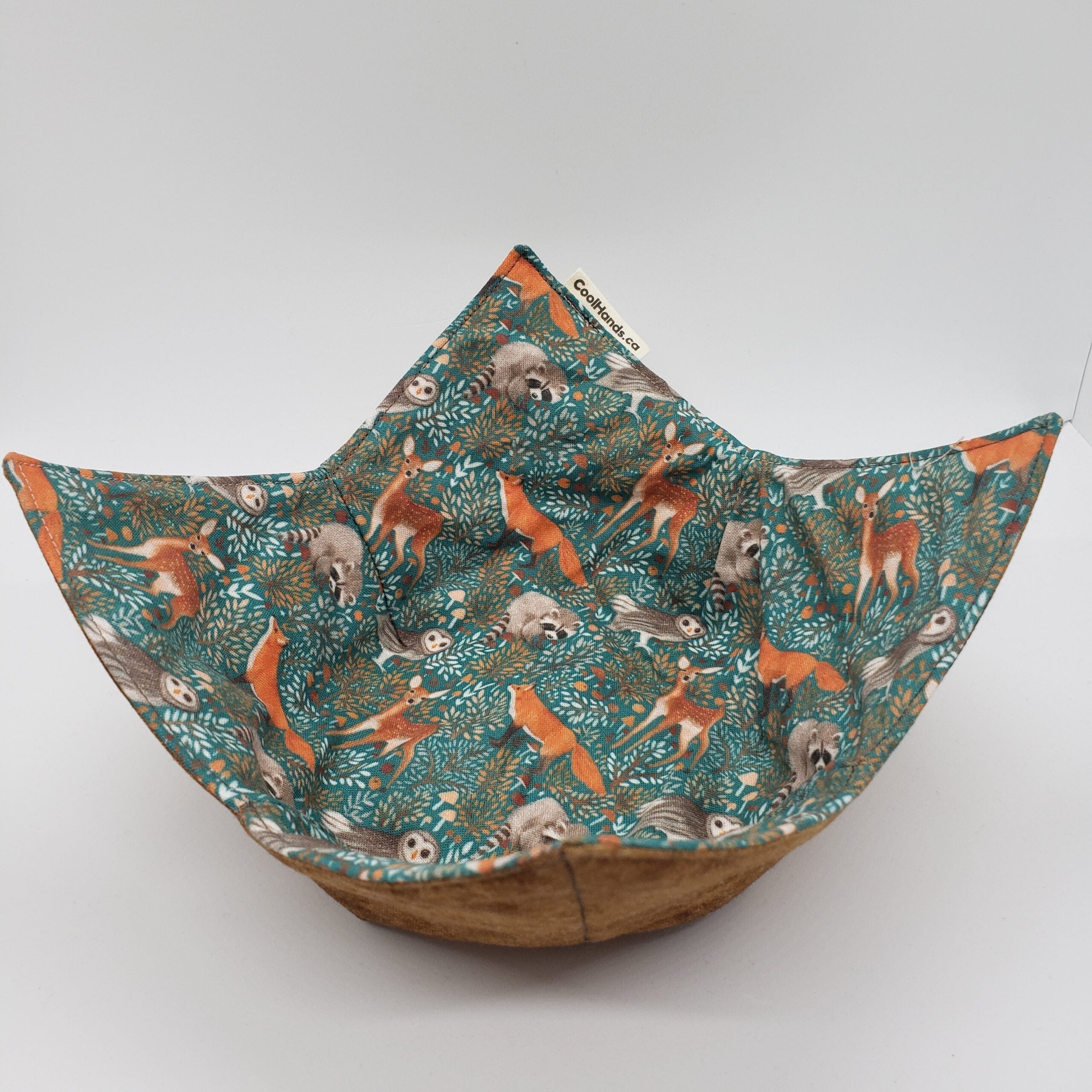 100% Cotton Microwavable Bowl Cozy - Fox & Friends