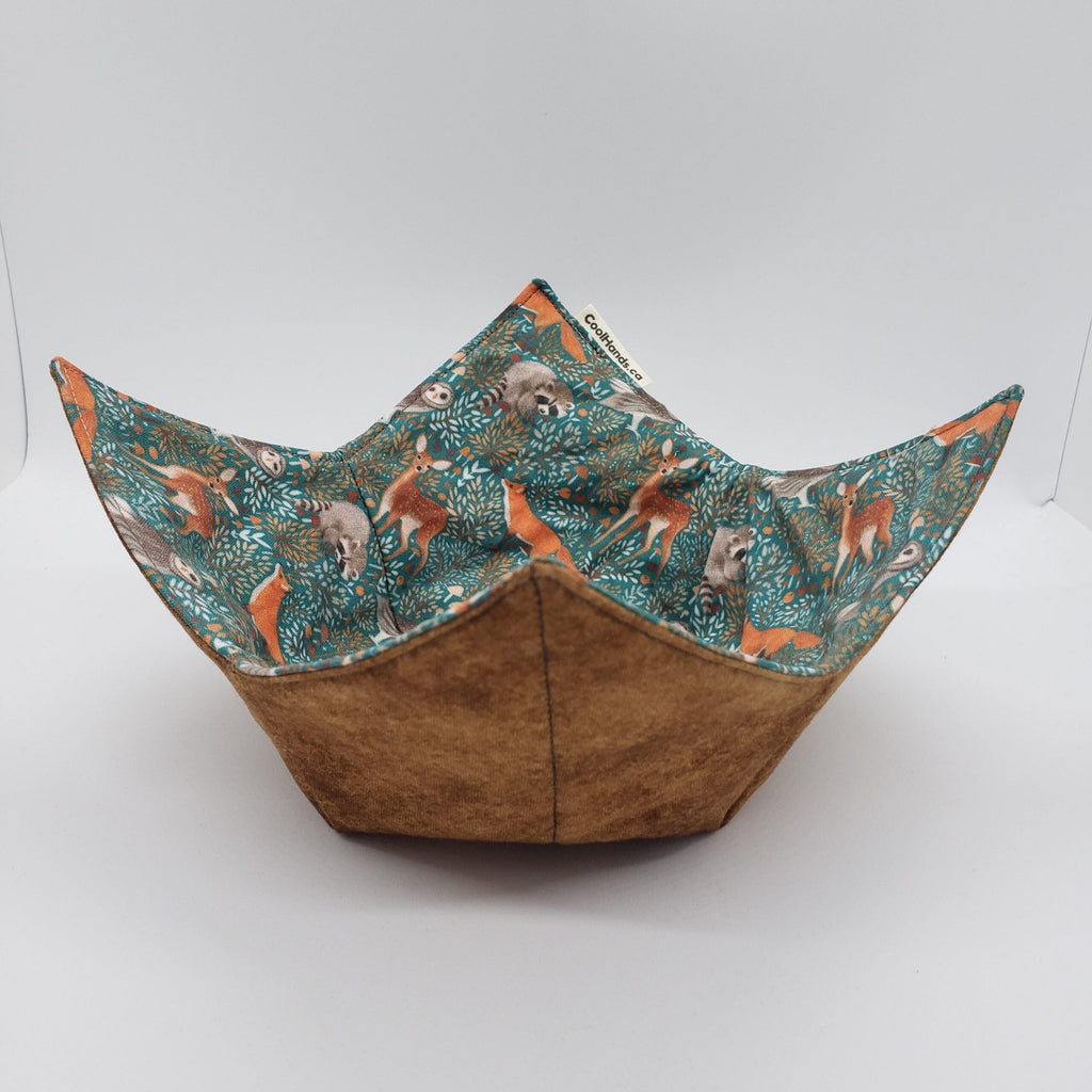 100% Cotton Microwavable Bowl Cozy - Fox & Friends